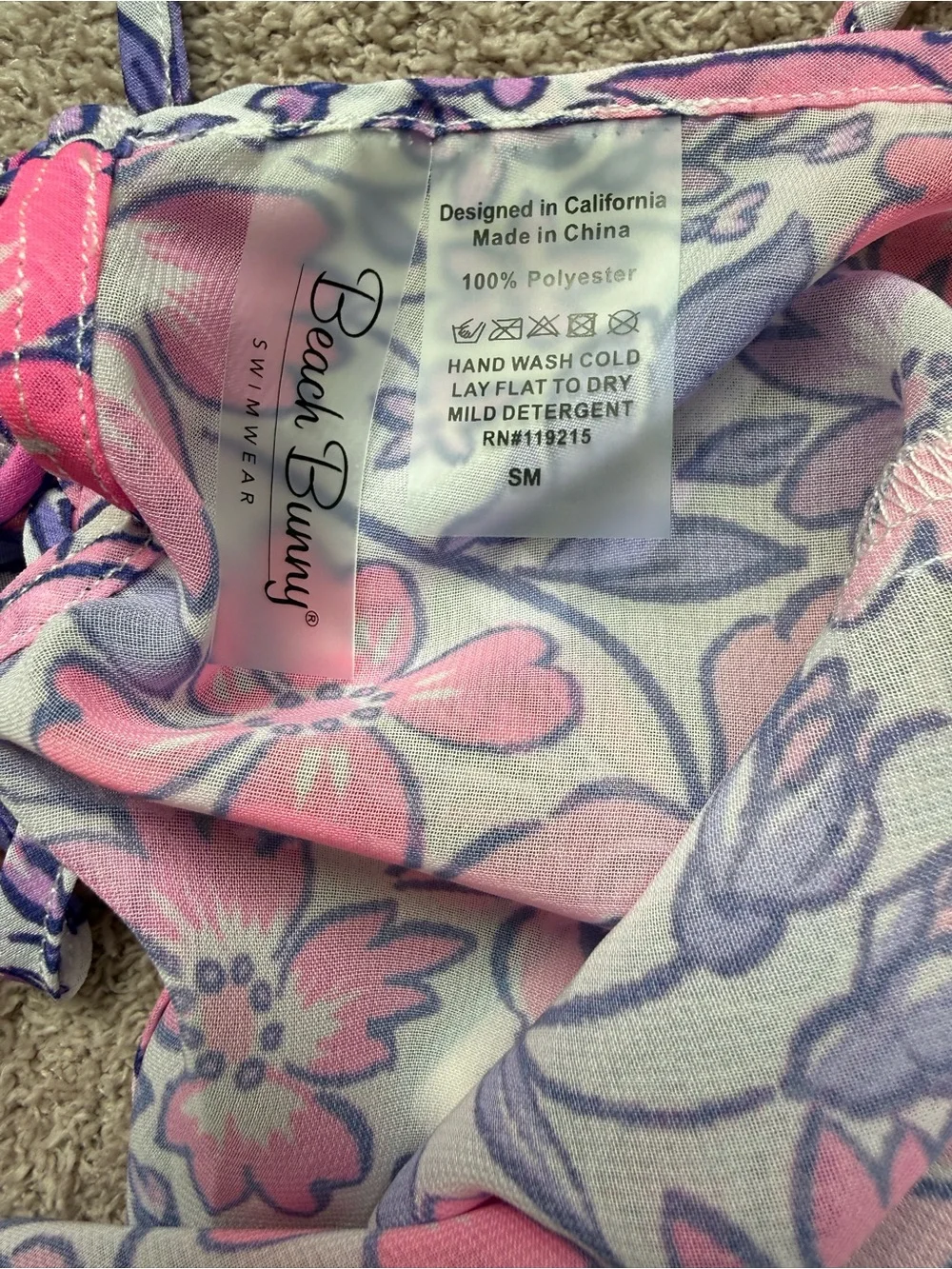 Beach Bunny - Hadley Crop Top - Pink Floral